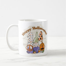 Caneca De Café Feliz Halloween Gnomo
