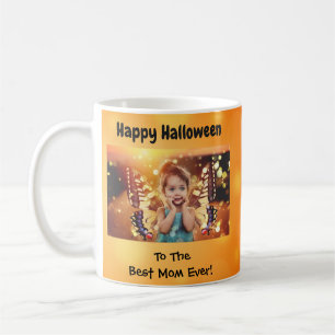 Caneca De Café Feliz Halloween Melhor Mãe Foto De Todos