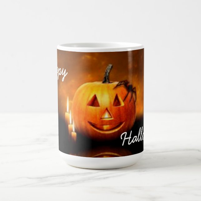 Caneca De Café Feliz Halloween Mug/Pumpkin and Spider (Centro)