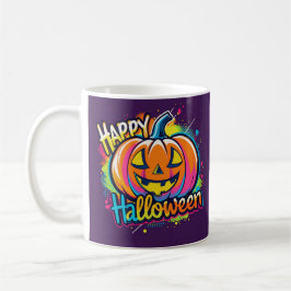 Caneca De Café Feliz Halloween Mug - Taça de Presente Divertida