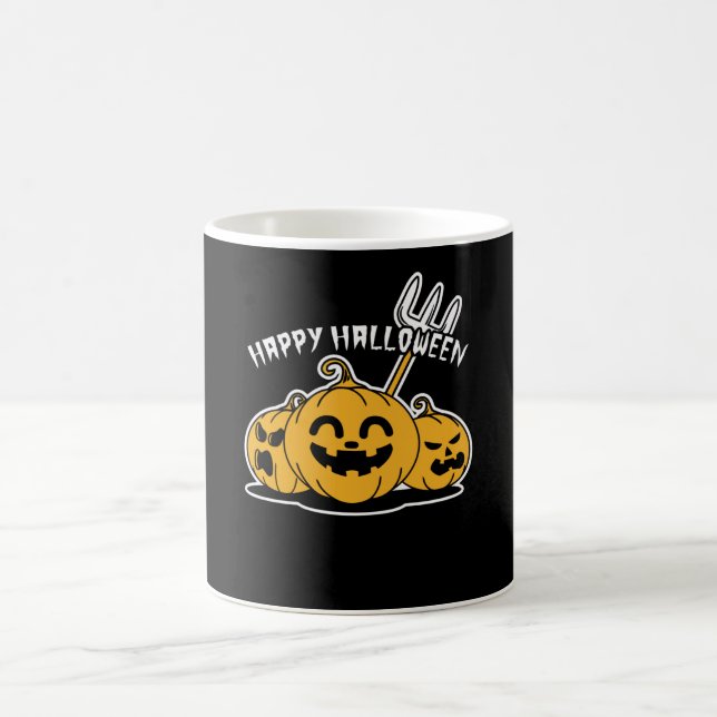 Caneca De Café Feliz Halloween Pumpkin (Centro)