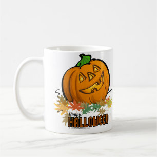 Caneca De Café Feliz Halloween Pumpkin