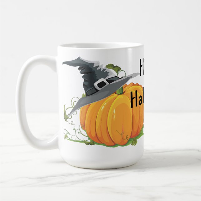 Caneca De Café Feliz Halloween Pumpkin (Esquerda)