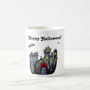 Caneca De Café Feliz Halloween Spooky Castle Mug