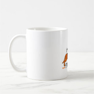 Caneca De Café Feliz Halloweenie Cachorro Engraçado Queda Dia da