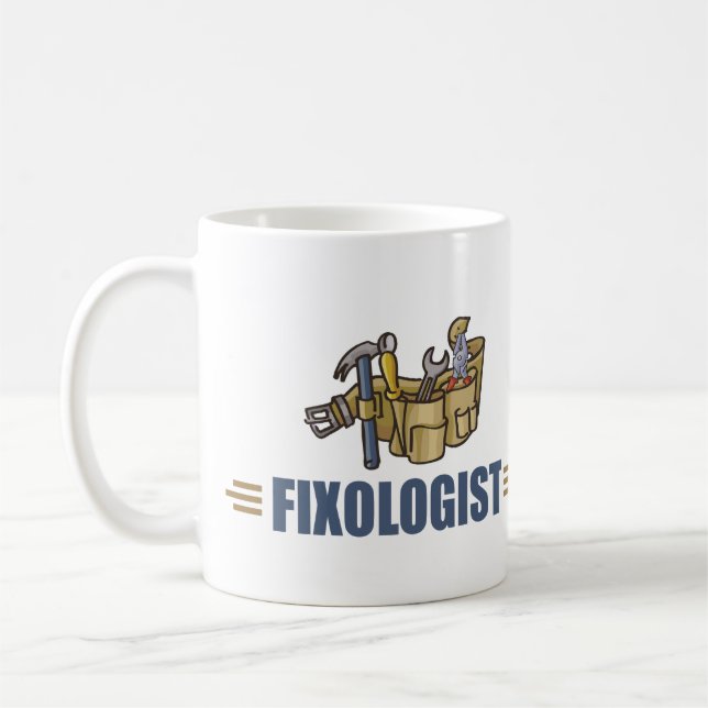 Caneca De Café Feliz Handyman (Esquerda)