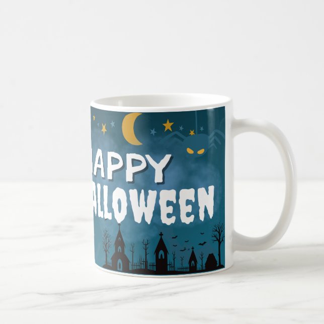 Caneca De Café Feliz Helloween (Direita)