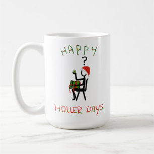 Caneca De Café Feliz Holerday 6 - presente de Natal de abacate.