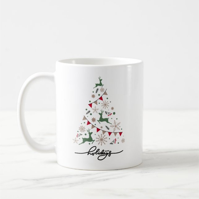 CANECA DE CAFÉ FELIZ HOLIDAYS XMAS MUG (Esquerda)