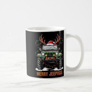 Caneca De Café Feliz Jeepmas Natal Xmas Papai Noel Rena Meninos