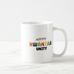 Caneca De Café Feliz Kwanzaa Kinara-7 Princípios De Kwanzaa U