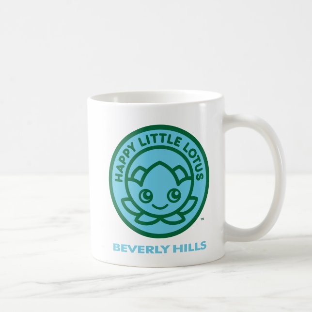 Caneca De Café Feliz Lotus, Colinas Beverly (Direita)