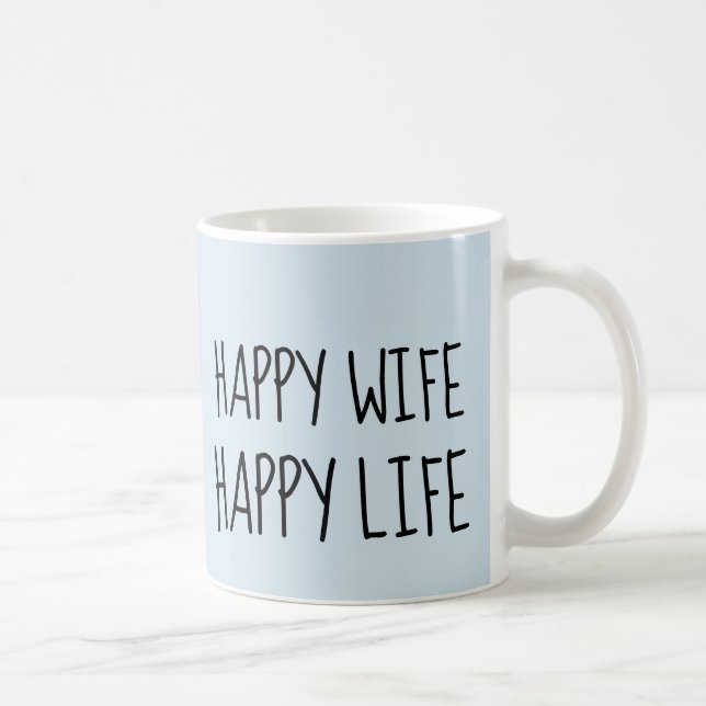 Caneca De Café FELIZ MULHER FELIZ VIDA Café (Direita)