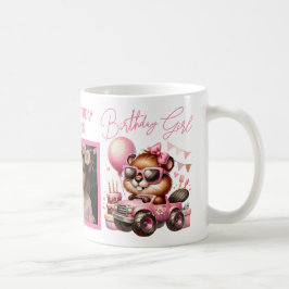 CANECA DE CAFÉ FELIZ NASCIDA GAROTA DE PINCO PERSONALIZADA