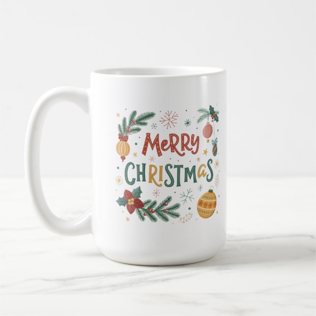 Caneca De Café Feliz Natal (Esquerda)