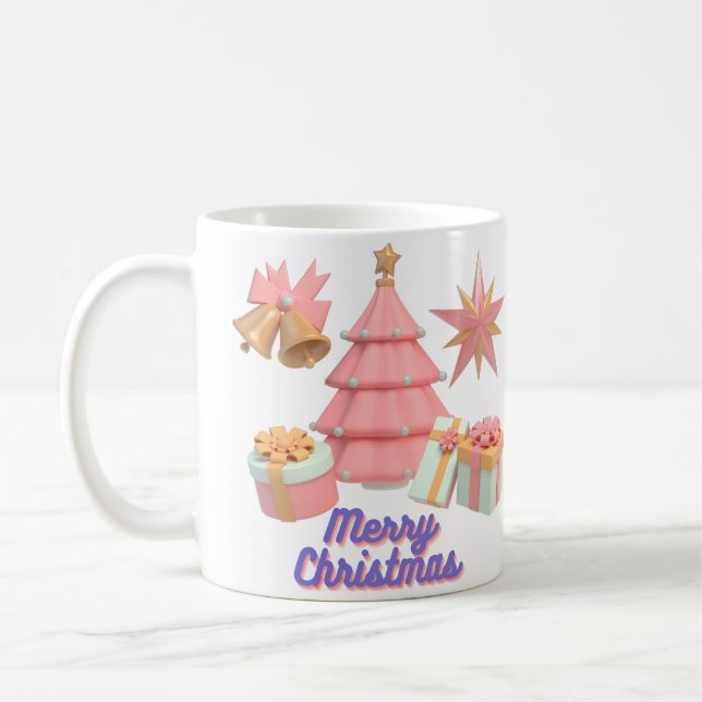 Caneca De Café Feliz Natal (Esquerda)