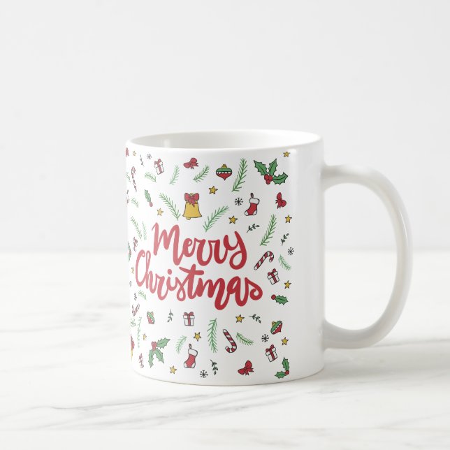 Caneca De Café Feliz Natal (Direita)