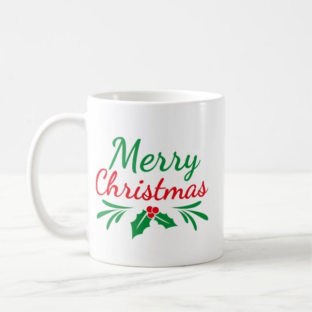 Caneca De Café Feliz Natal (Esquerda)