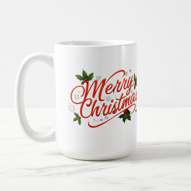 Caneca De Café Feliz Natal (Esquerda)