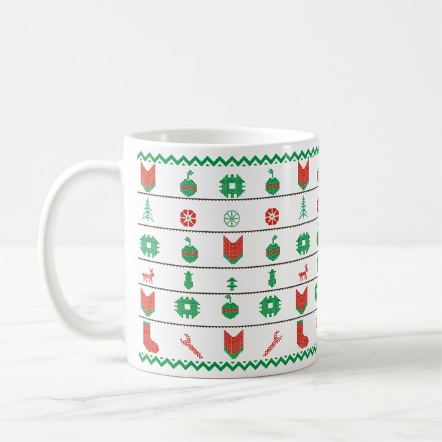 Caneca De Café Feliz Natal (Esquerda)