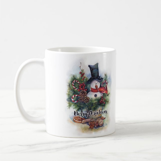 Caneca De Café Feliz Natal (Esquerda)