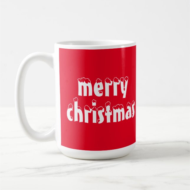 Caneca De Café Feliz Natal (Esquerda)