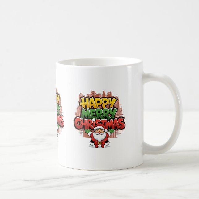 Caneca De Café Feliz Natal (Direita)