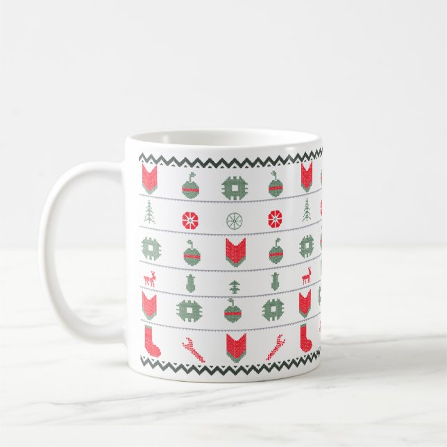 Caneca De Café Feliz Natal (Esquerda)