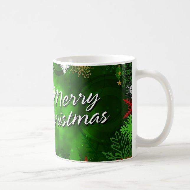 Caneca De Café Feliz Natal 13 Mug (Direita)