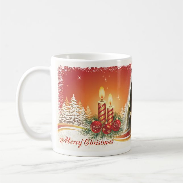 Caneca De Café Feliz Natal 16 Mug (Esquerda)