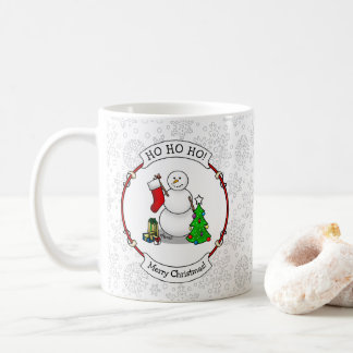 Caneca De Café Feliz Natal 2 Árvore de Neve