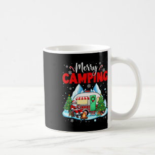 Caneca De Café Feliz Natal Acampamento Papai Noel Fora Correspond