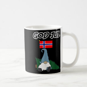Caneca De Café Feliz Natal Anão Norueguês Camiseta Jul Noruega