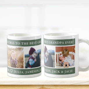 Caneca De Café Feliz Natal Avô Personalizado