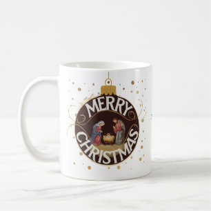 Caneca De Café Feliz Natal Bauble Mug - Presente de Férias