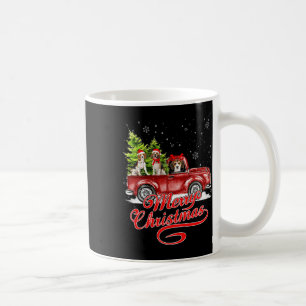 Caneca De Café Feliz Natal Beagle Dogs Papais noeis Reindeer Red 