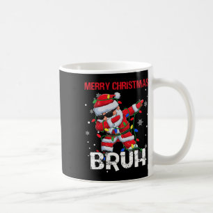 Caneca De Café Feliz Natal Bruh Dabbing Papais noeis Crianças Nat