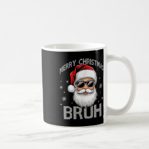 Caneca De Café Feliz Natal Bruh Funny Papai Noel Retro Men W