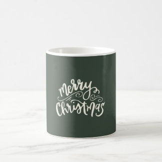 Caneca De Café Feliz Natal Calliografia