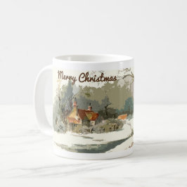 Caneca De Café Feliz Natal - Casa de Inverno