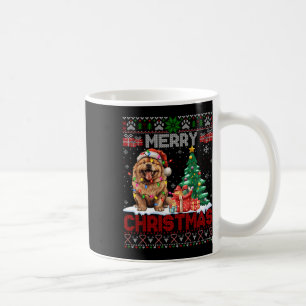 Caneca De Café Feliz Natal Chow Chow Dog Família Feia Xm