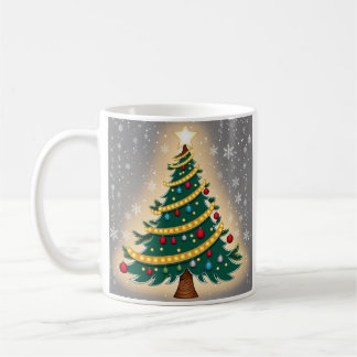 Caneca De Café Feliz Natal Clássico Mug, 11 oz