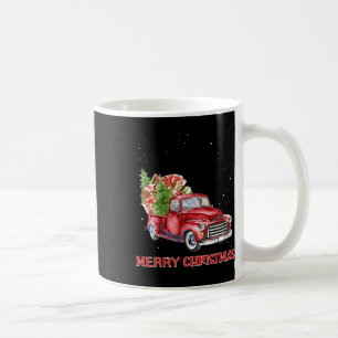 Caneca De Café Feliz Natal Clicar em Red Truck Tree Family Xmas