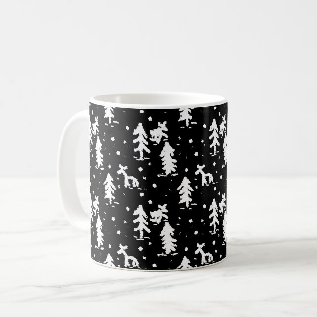 Caneca De Café Feliz Natal! Coffee Mug (Frente Esquerda)