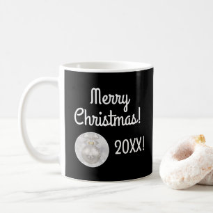 Caneca De Café Feliz Natal com Mug de Café de Prata