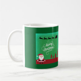 Caneca De Café Feliz Natal com Papais noeis