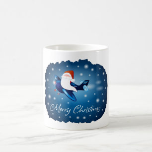 Caneca De Café Feliz Natal com Papais noeis