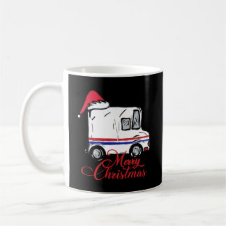 Caneca De Café Feliz Natal Correio Postal Carrier Gift San