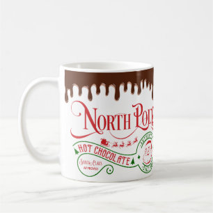 Caneca De Café Feliz Natal de Chocolate Quente do Polo Norte