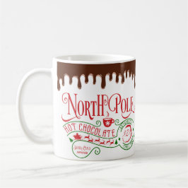 Caneca De Café Feliz Natal de Chocolate Quente do Polo Norte